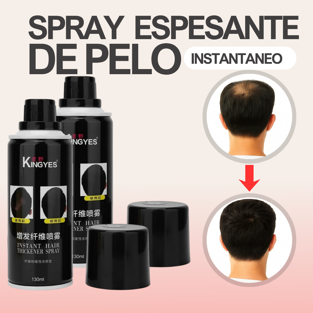 Spray espesante de pelo instantáneo